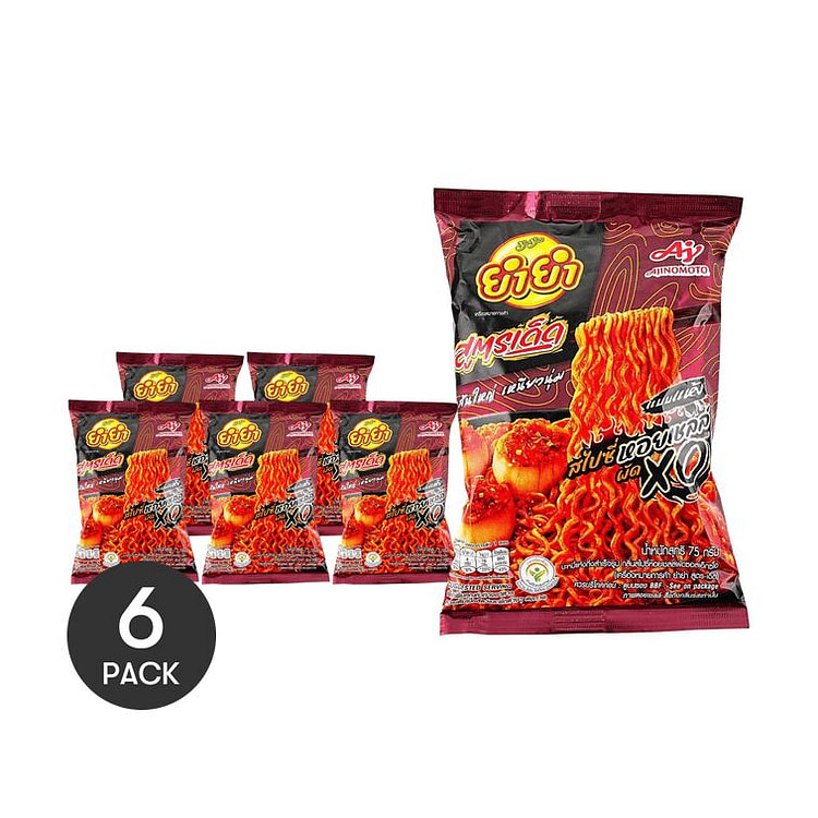Yumyum Sood-Ded Lobster Spicy Noodles - 75g x 6 75 g