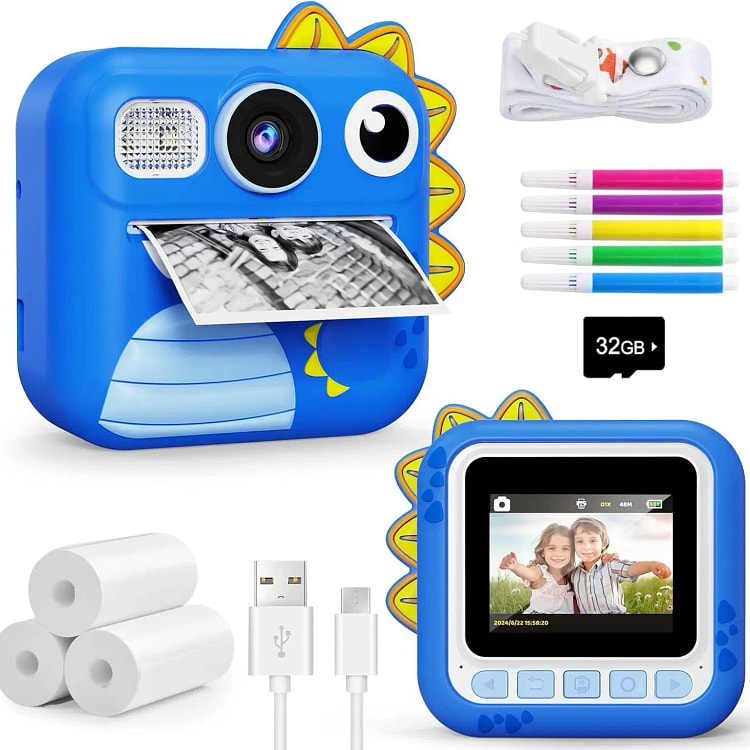 Kids Camera Instant Print, Toddler Cameras Birthda 1 box