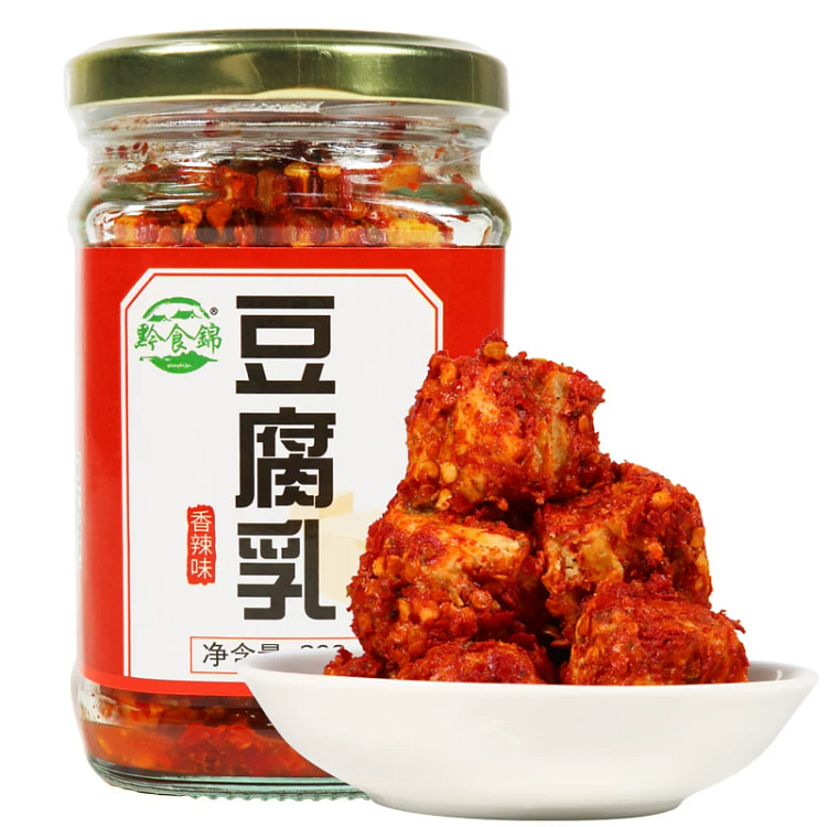 贵州黔食锦香辣豆腐乳麻辣霉豆腐200g*1瓶 200 克