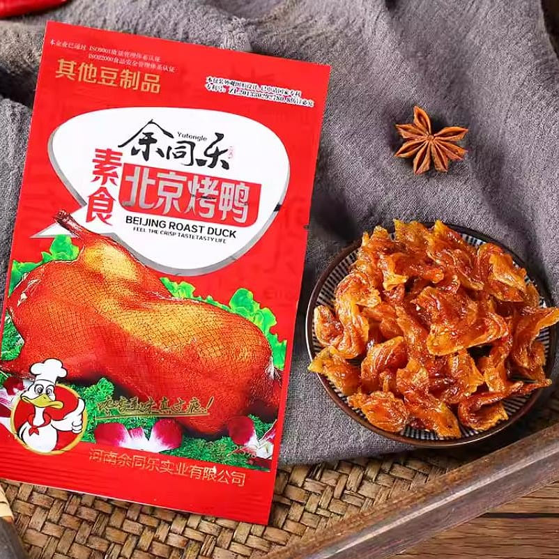Yu Tongle Peking Duck Spicy Strips 8090s Memories of Childhood Nostalgia 22g/bag 22 g