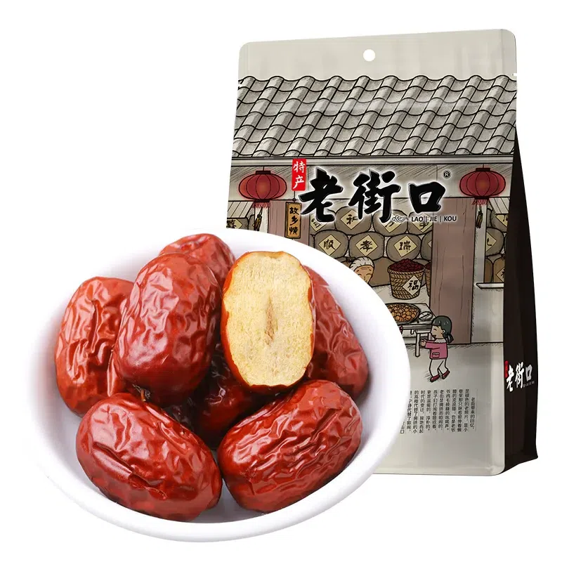 Laojiekou Xinjiang Gray Jujubes 500g*1 500 g