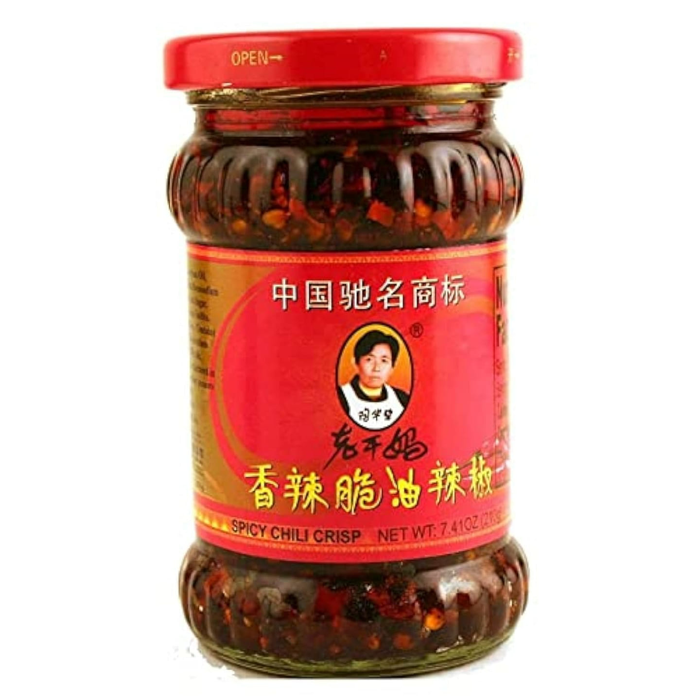 老干妈辣酥酱 210 克,1 瓶装,老干妈香辣脆油辣椒,下饭神器,美国仓库发货,一件包邮 1 份
