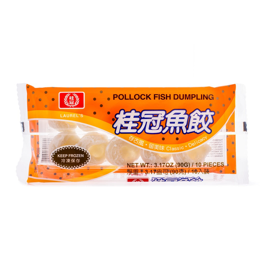 Laurel's Pollock Fish Dumplings, 10pcs Frozen 90 g