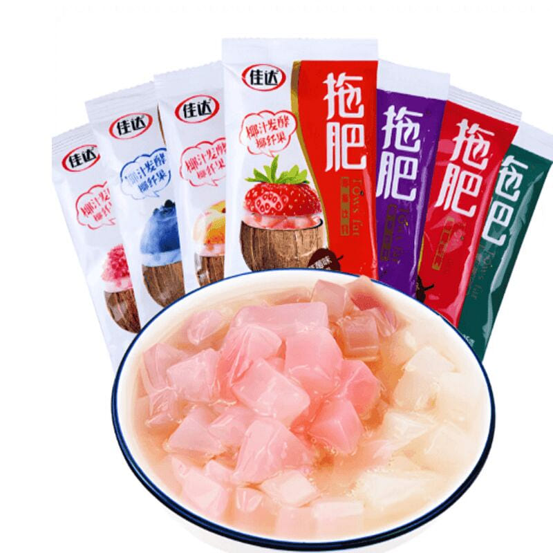 Mixed flavors of toffee coconut jelly (non-jelly) 10 pack
