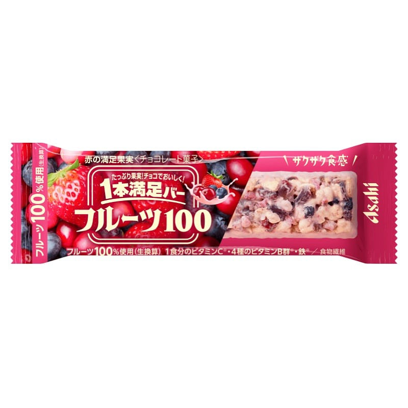 ASAHI一本满足草莓蓝莓树莓 巧克力棒 37g 1 个