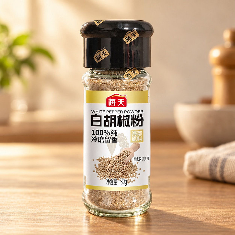 White pepper powder. 30 g