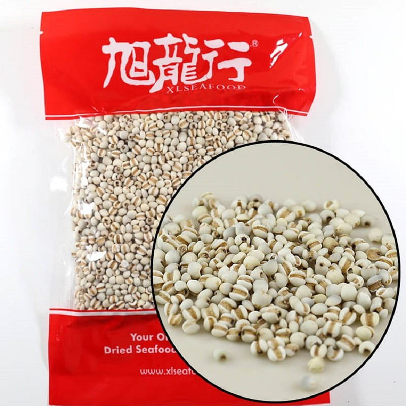 XLSEAFOOD CHINA Grade Premium Nature Unsulphure Coixlacryma 227g 0.5lb 8 oz