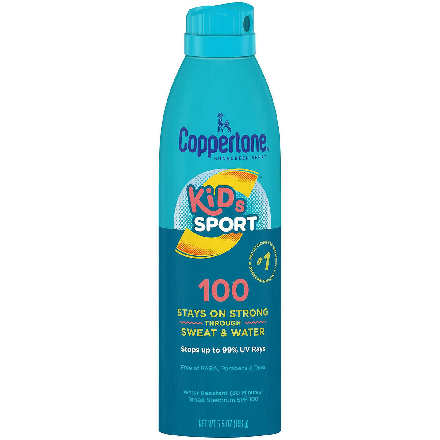 Coppertone SPORT Kids Sunscreen Spray SPF 100 1 個