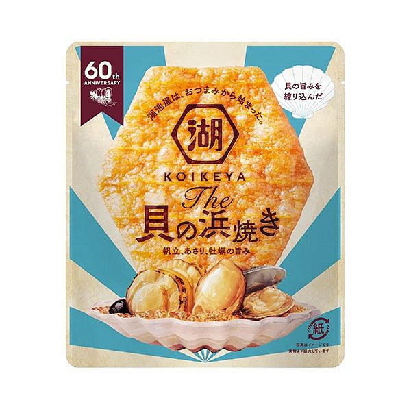 KOIKEYA The Beach Grilled Shellfish Cracker 33g 1 count