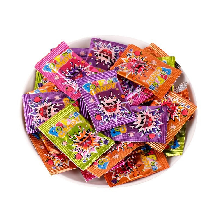 Mixed Fruit Flavor Popping Candy 1g 2 pack