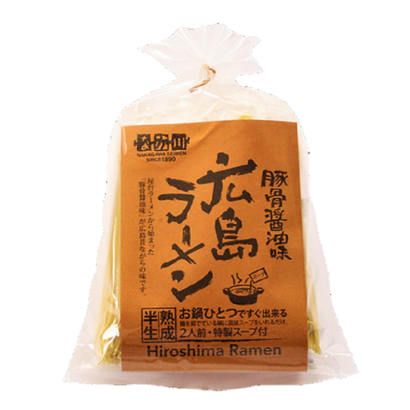 NAKAGAWASEIMENHiroshimaRamenPorkBoneSoySaucFlavor 1 each