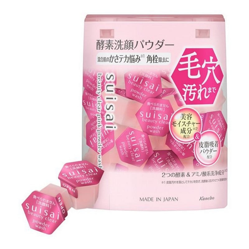 Suisai Beauty Clear Powder Wash Pink 32pcs 1 pack