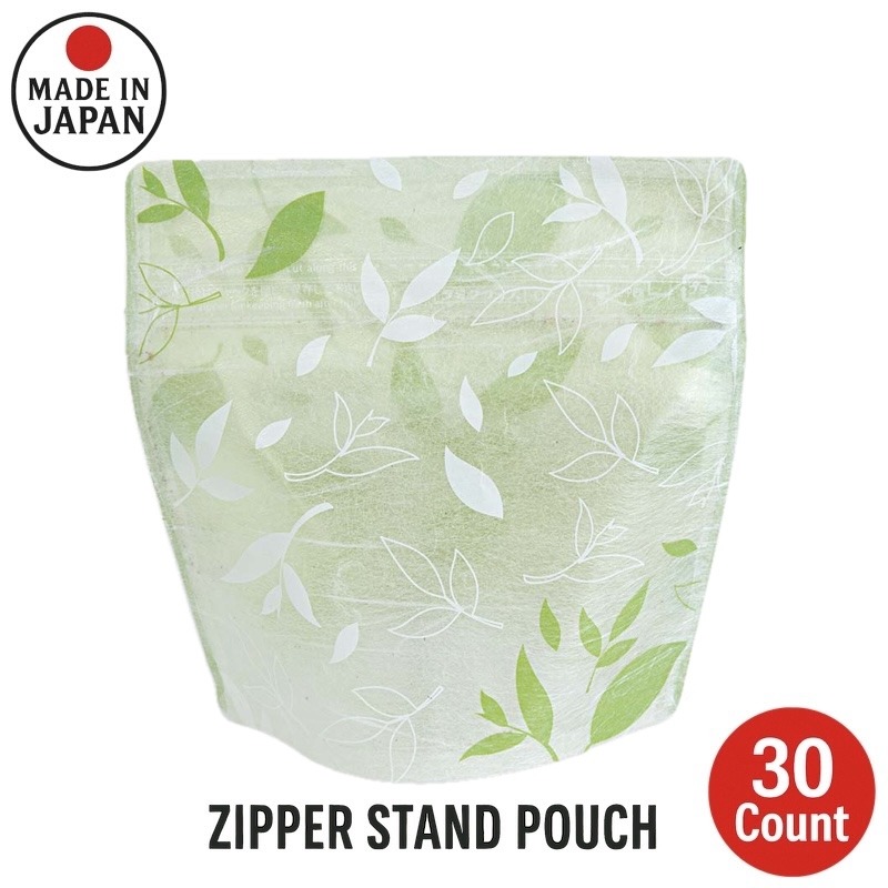 Yoshimura Zipper Stand Pouch leaf pattern 30 Cou30 1 まとめて