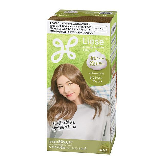 花王 Liese 泡沫染发剂 柠檬灰 115ml