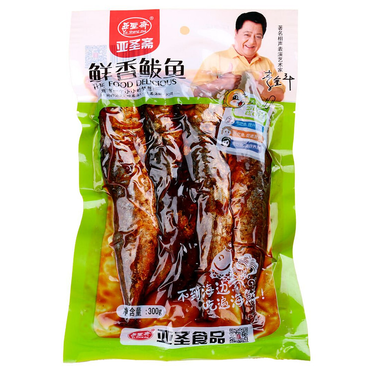 亚圣斋鲜香鲅鱼开袋即食300g*1包