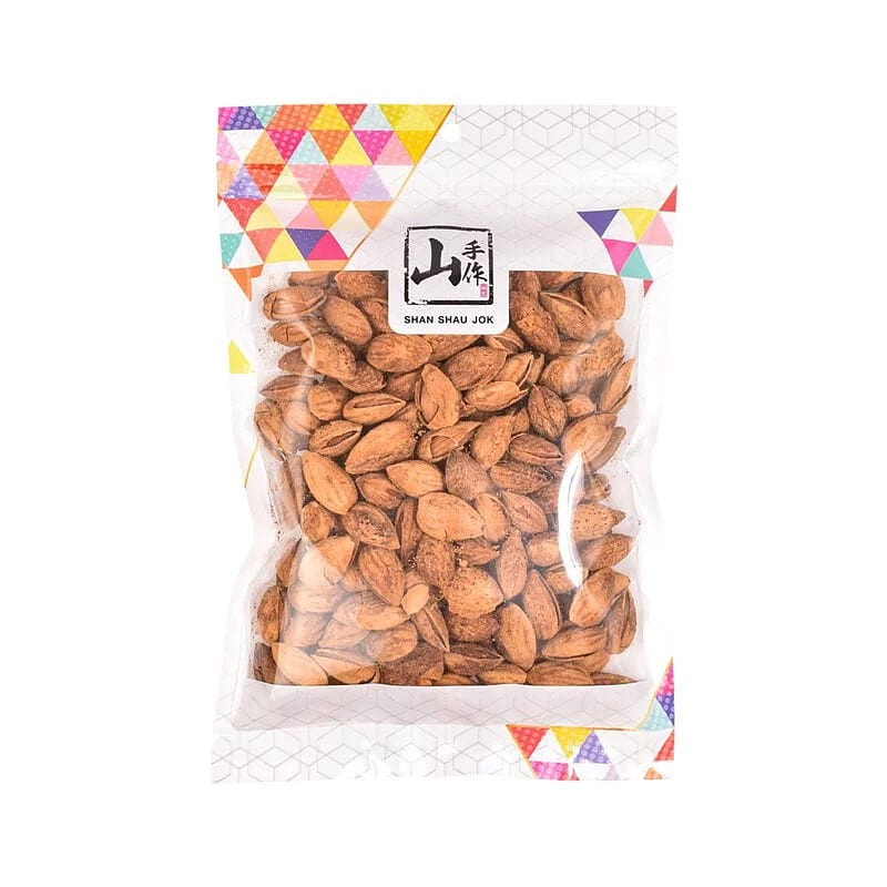 Shan Shau Jok Roasted Salted USA Almond with Shell 300 g