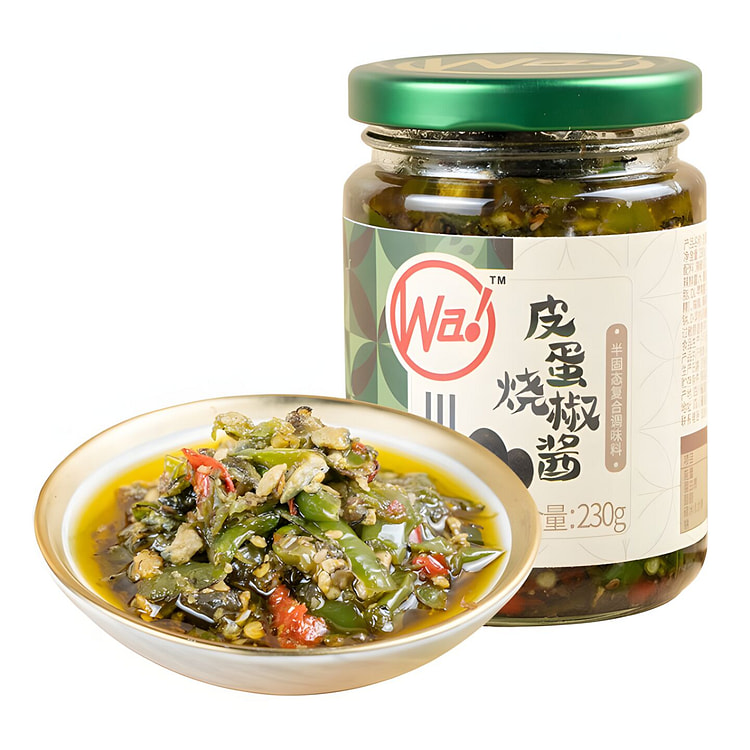 川娃子 皮蛋烧椒酱拌饭拌面酱