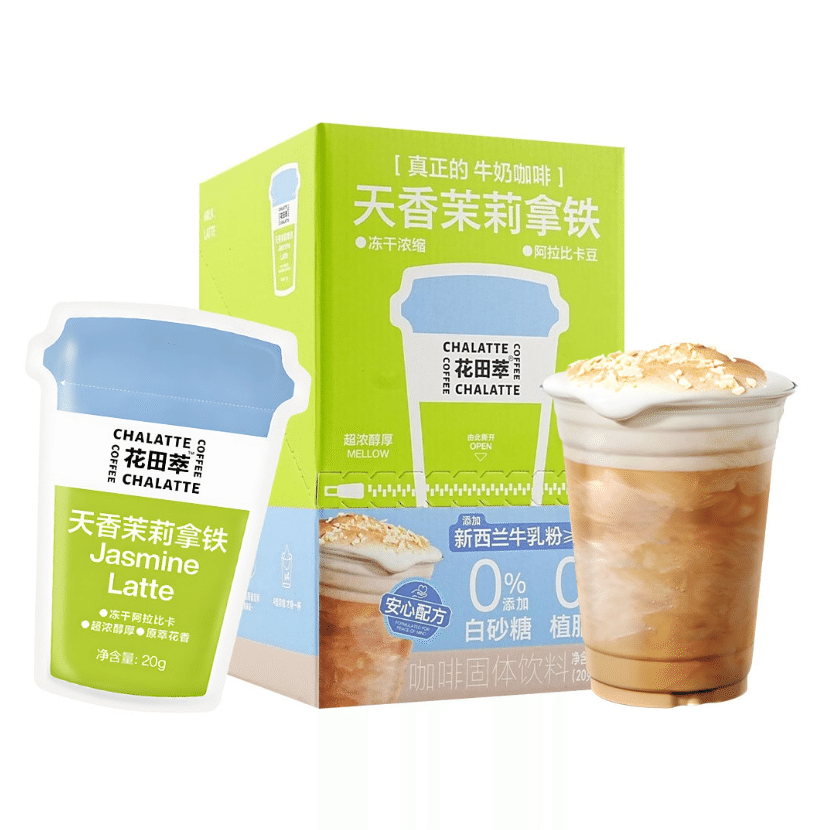 花田萃 天香茉莉拿铁 茶香厚乳奶咖啡10袋200g 200 克