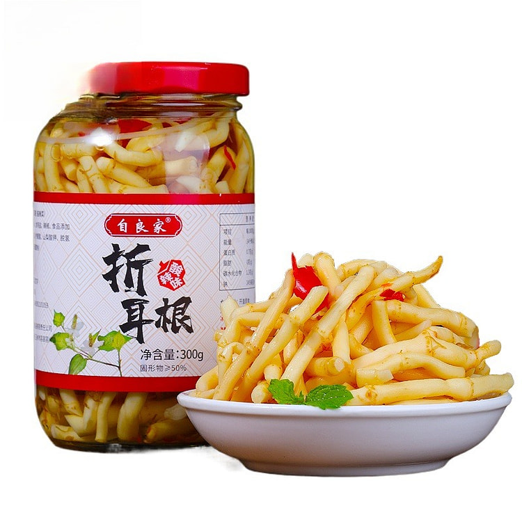 自良家酸辣折耳根下饭菜300g*1瓶