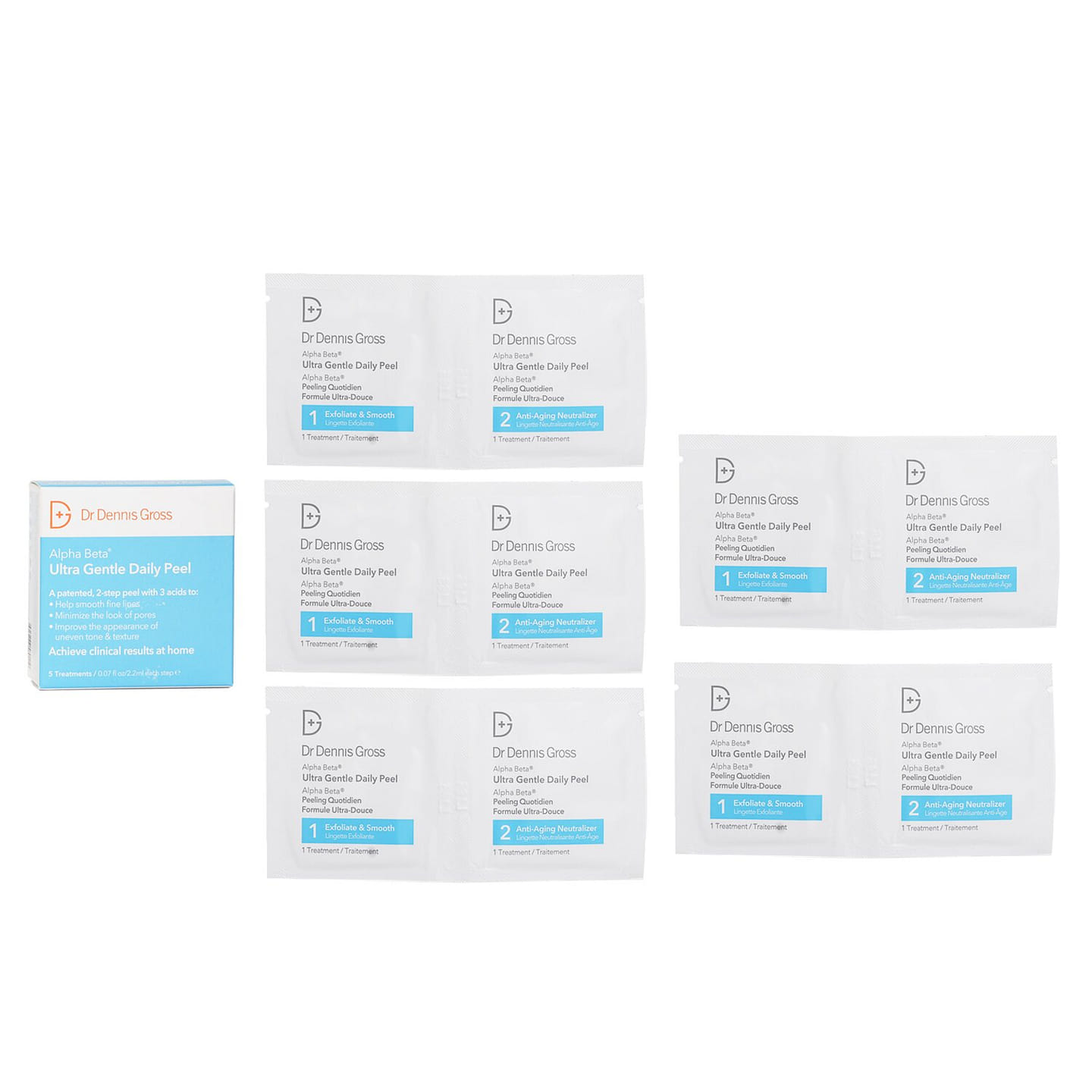Dr Dennis Gross Alpha Beta Ultra Gentle Daily 5 each