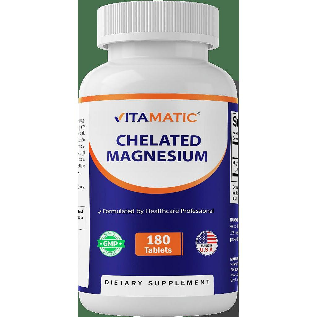 Vitamatic Chelated Magnesium 300mg - 180 Tablets 1 個
