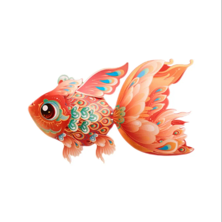 Mid-Autumn Festival Exquisite Fish Lantern-Style B