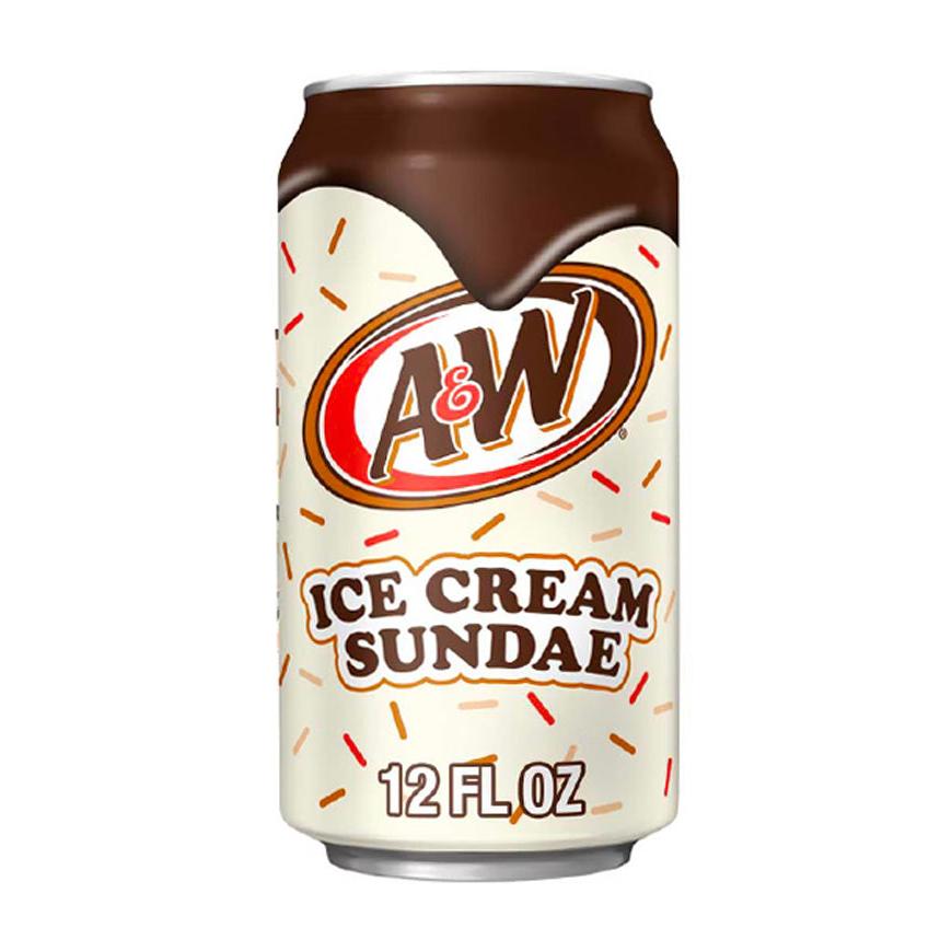 A&W Ice Cream Sundae 12oz Can 1 each - Weee!