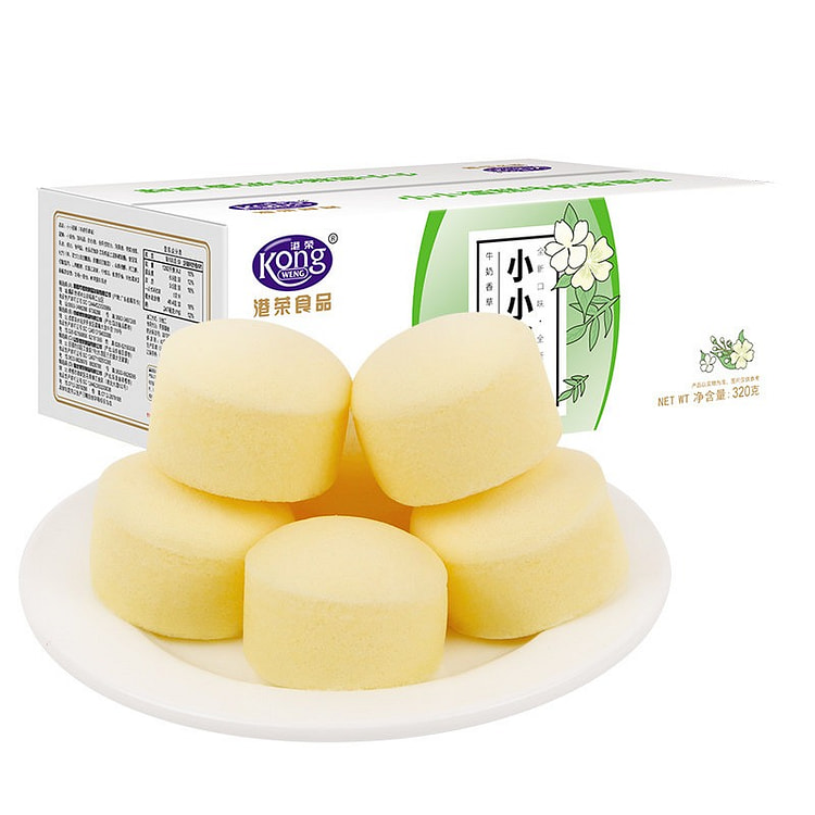 Hongrong Milk Vanilla Steamed Cake Breakfast 320g 320 g