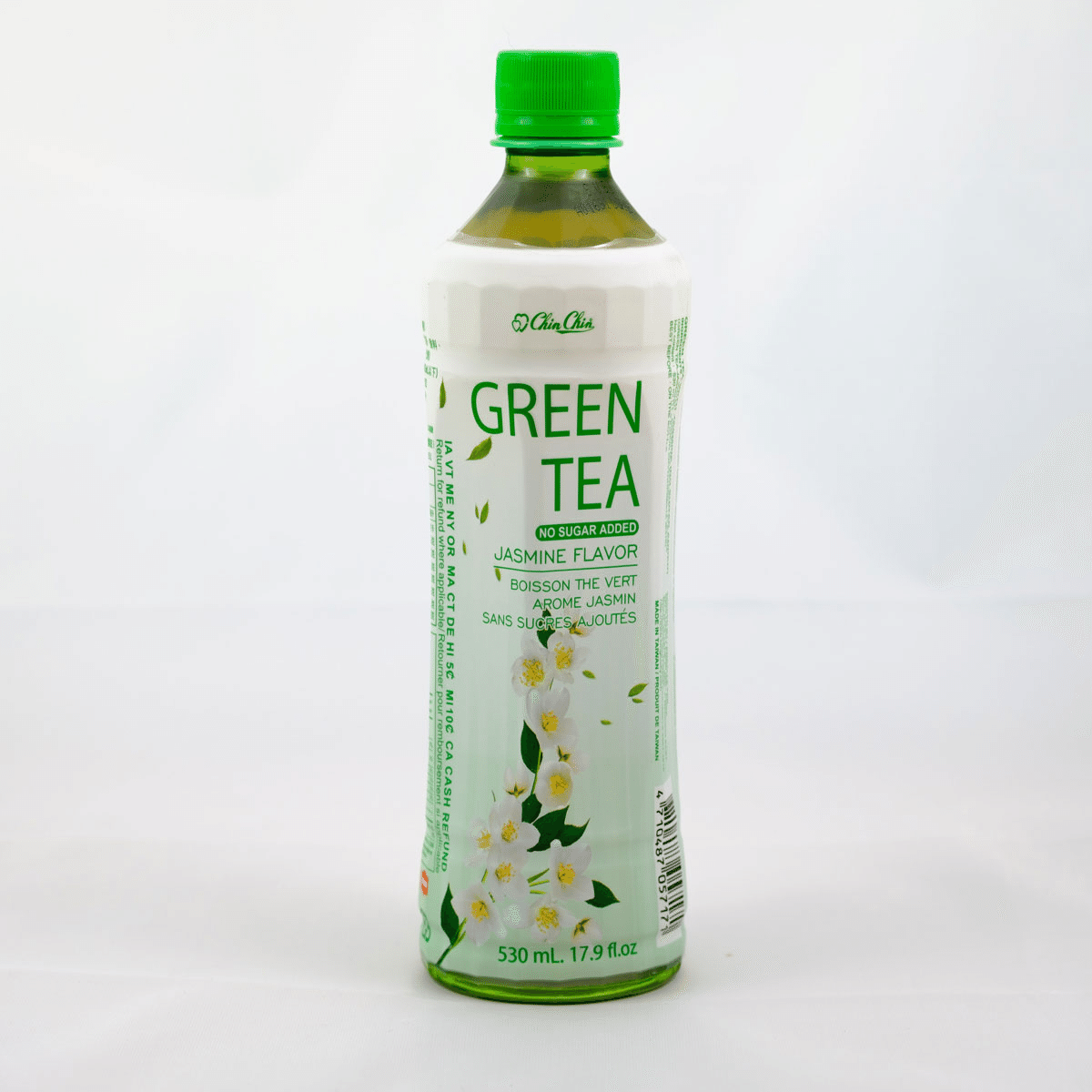 Chin Chin Green Tea Jasmine Flavor No Sugar 530ml 1 each