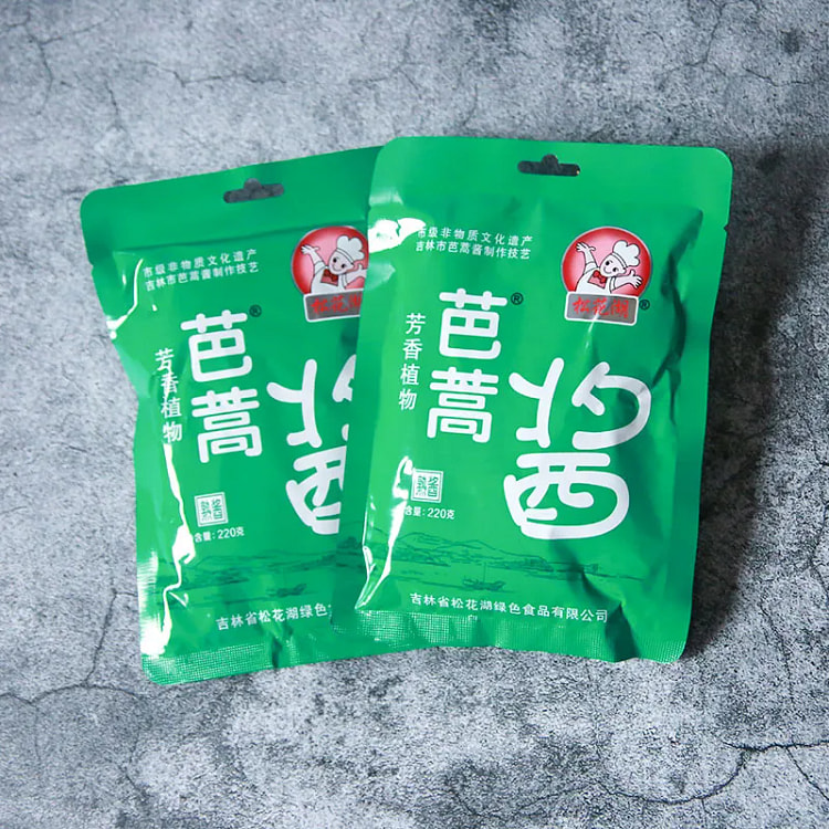 松花湖芭蒿酱炖鱼大酱熟酱220g*1袋