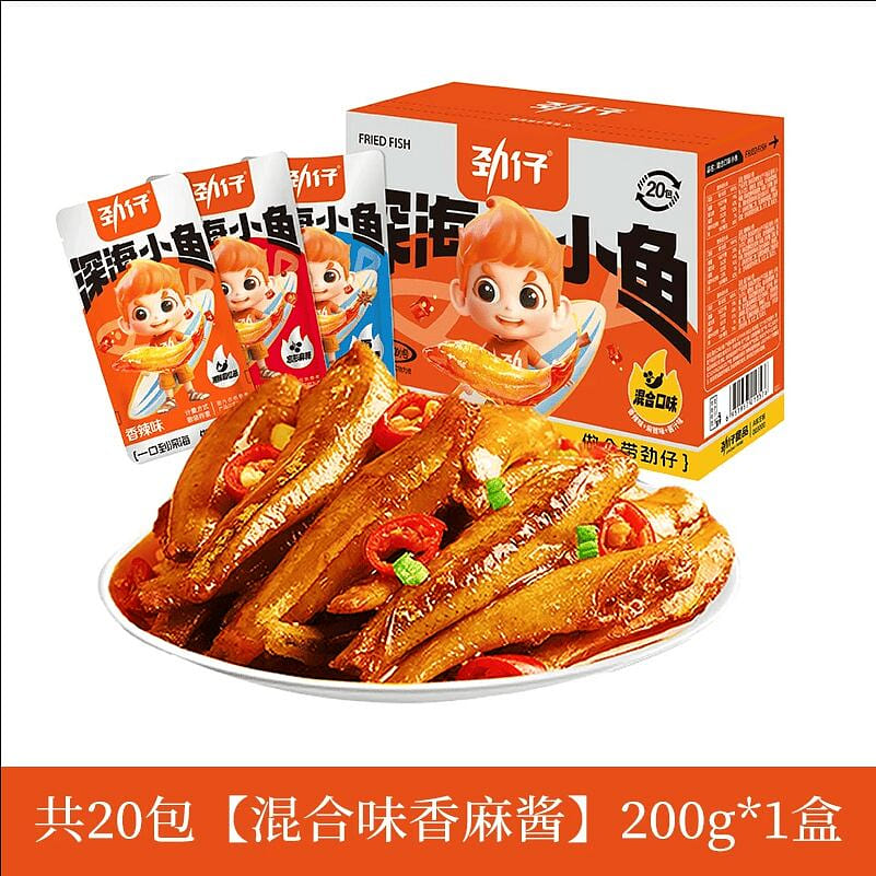 Jinzai Little Fish Mixed Flavor 200g * 1 Box 200 g