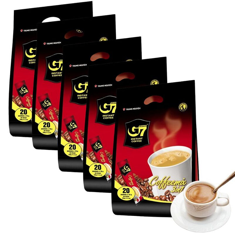 Trung Nguyen G7 3-in-1 Instant Coffee 5Count