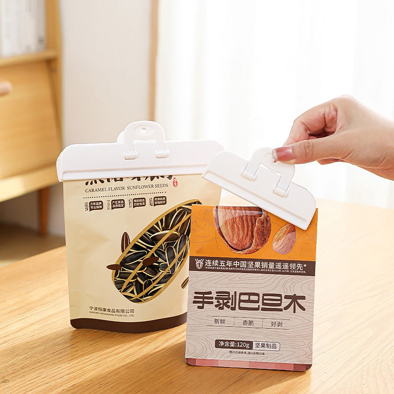 A total of 9 food bag sealing clips 9 each