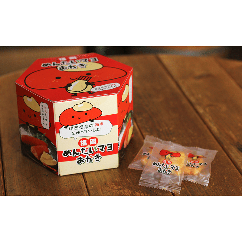 Fukuoka Mentai Mayo Okaki 20 pieces 1 box