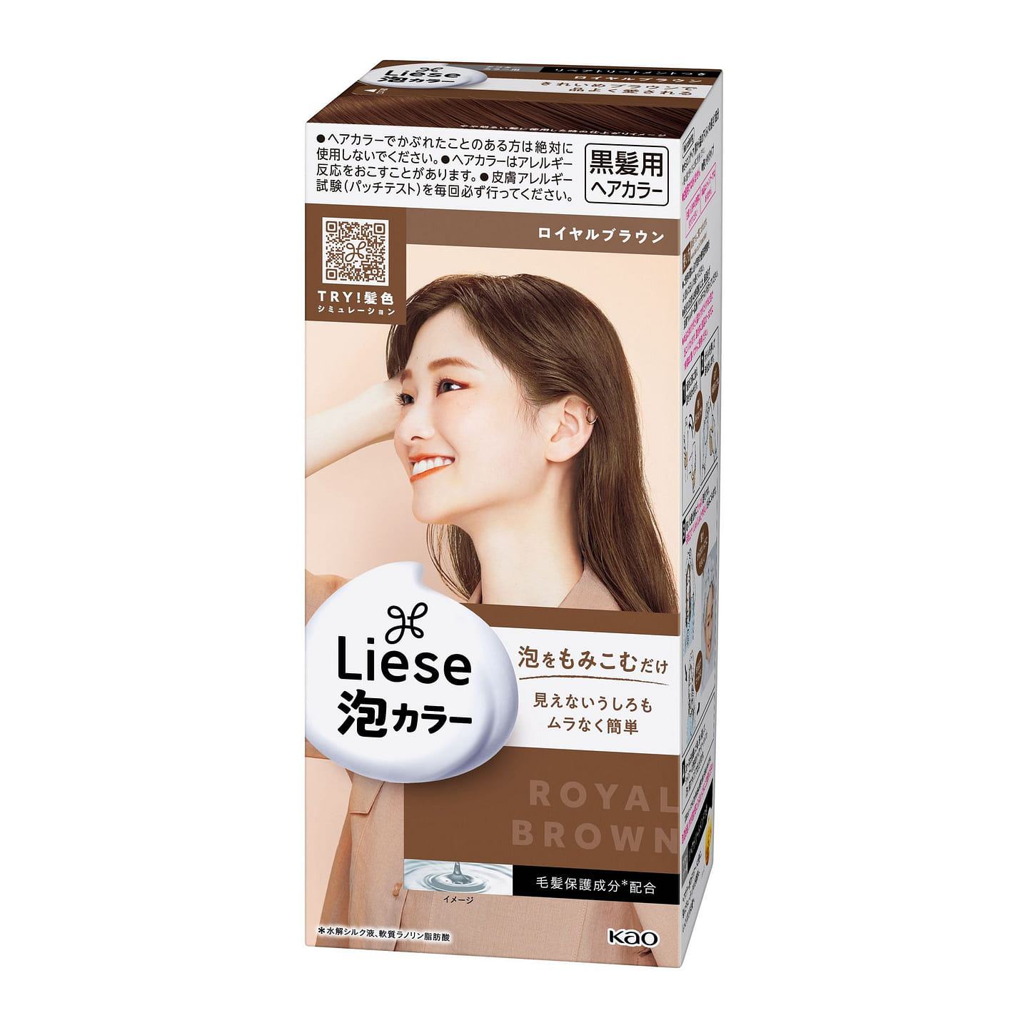 Kao Liese Royal Brown Creamy Bubble Color 108 ml