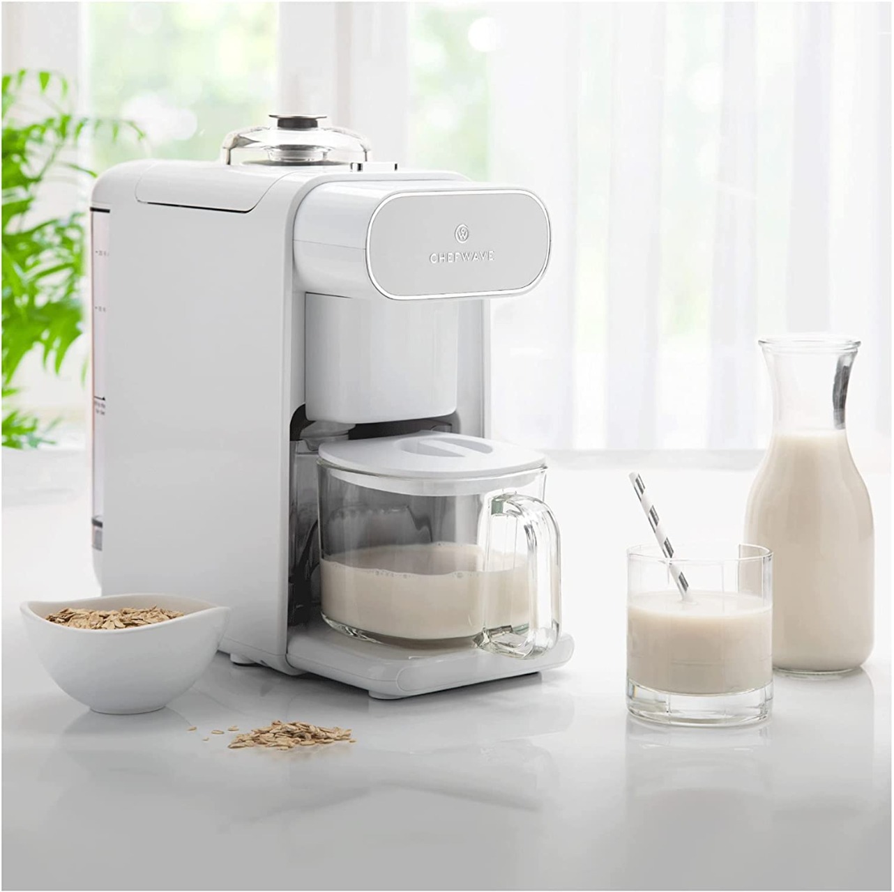 ChefWave Milkmade NonDairy Soy Milk Maker with 6 PlantBased Programs