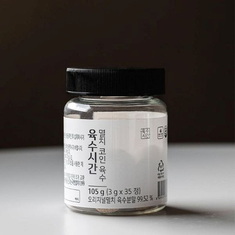 육수시간 멸치 코인 육수 (3g x 35정) 3 그램