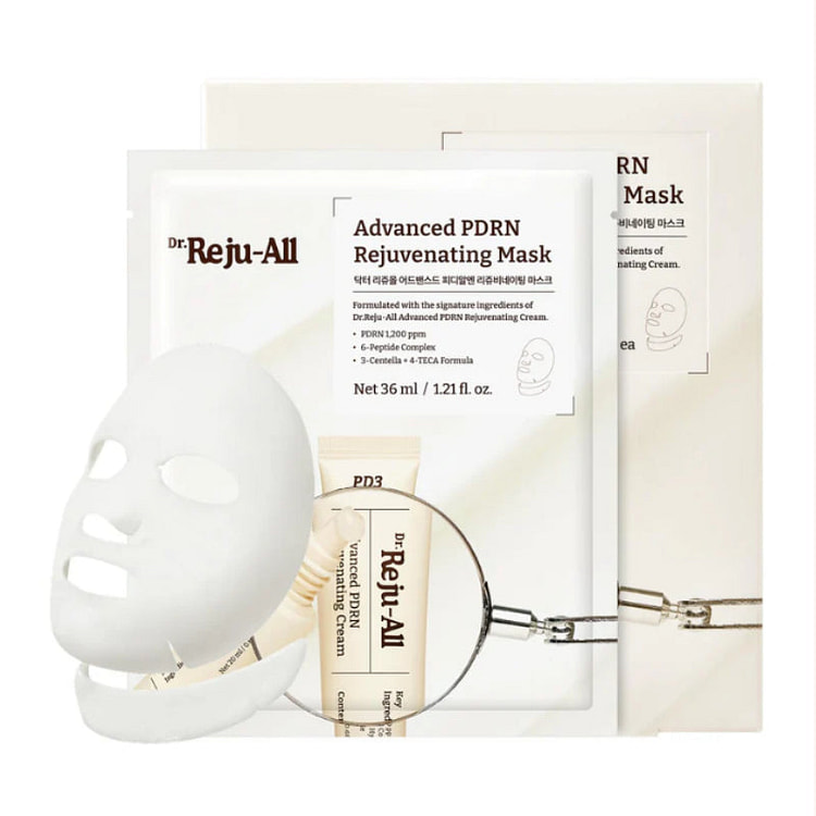 REJUALL Advanced PDRN Rejuvenating Mask 36ml 4ea 1 each