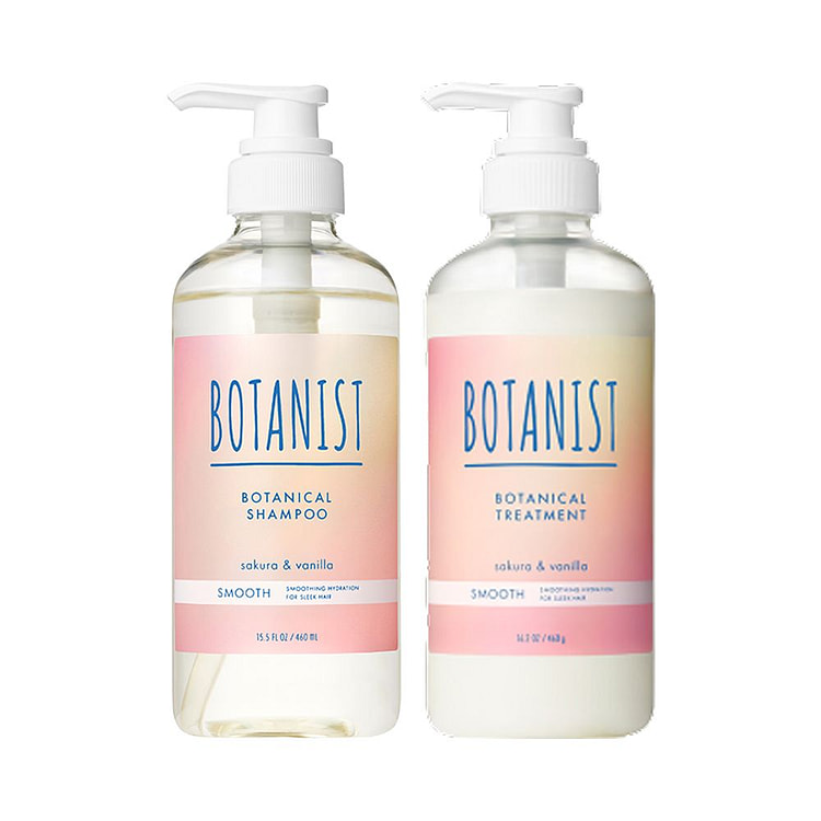 BOTANIST Hair Care Smooth Sakura&Vanilla 460mlx2 1 count