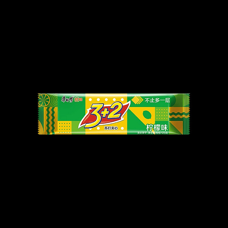 【中国直邮】康师傅 3+2苏打夹心饼干125g