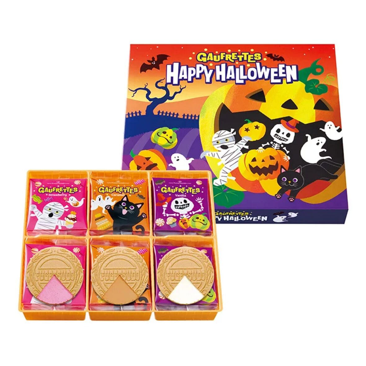 FUGETSUDO Halloween Mini Waffle 24pcs 280 g