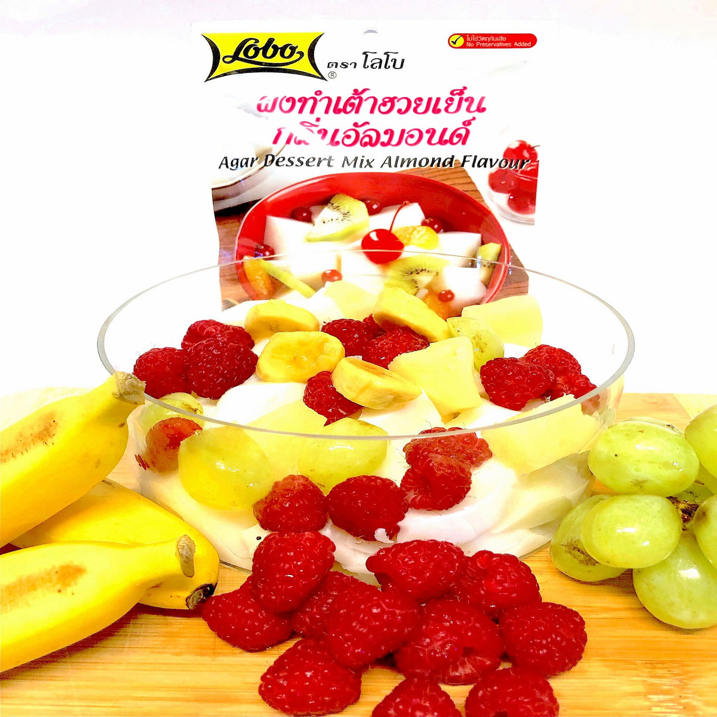 DELICIOUS THAI ALMOND JELLO JELLY POWDERED MIX JUST ADD WATER 130 g