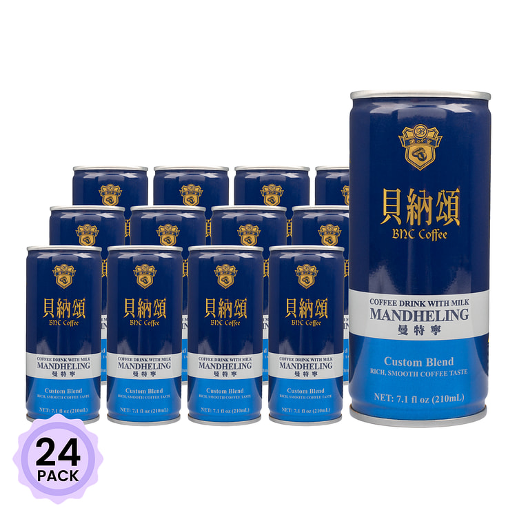贝纳颂 经典曼特宁咖啡 210 毫升*24 包