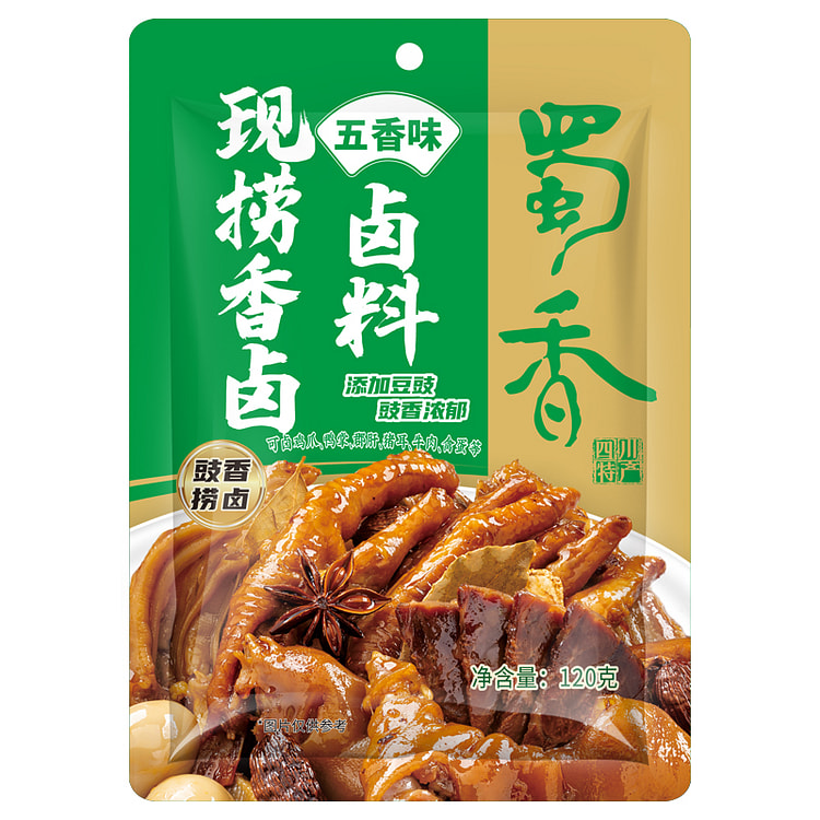 蜀香五香味卤汁卤料包 120g*1袋 120 克