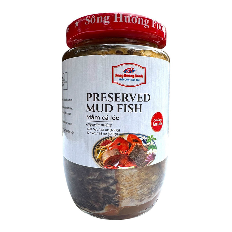 Song Huong Foods 腌制泥鱼（整条） 430 克