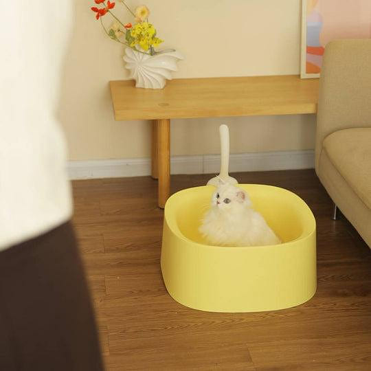 MICHU Open Style Large Cat Litter Box Pineapple 1 box