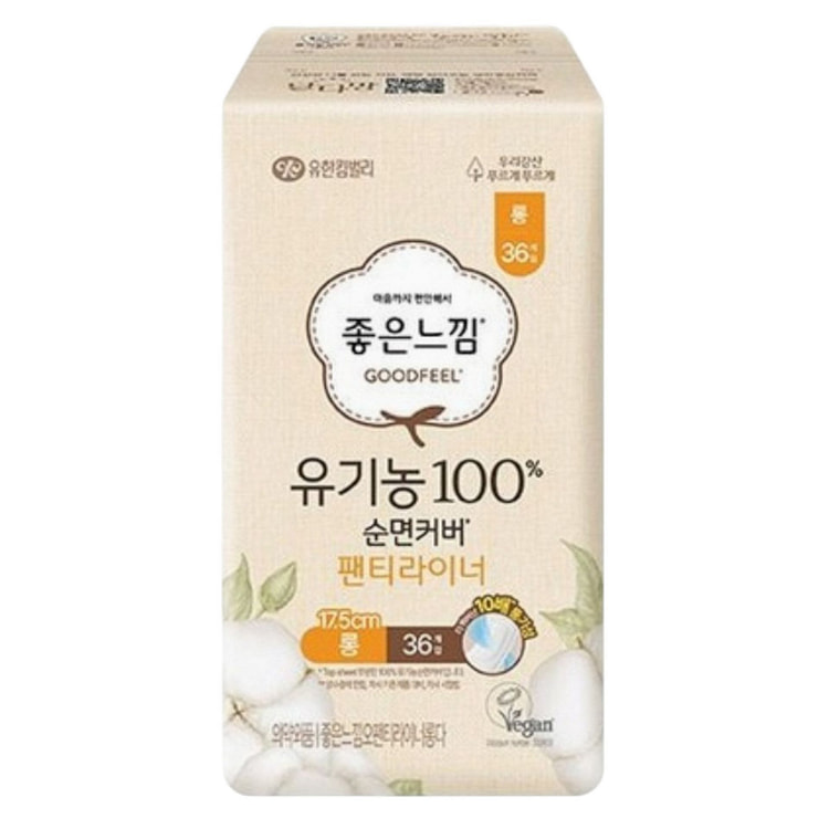 좋은느낌 유기농 롱 팬티라이너 17.5cm 36개입