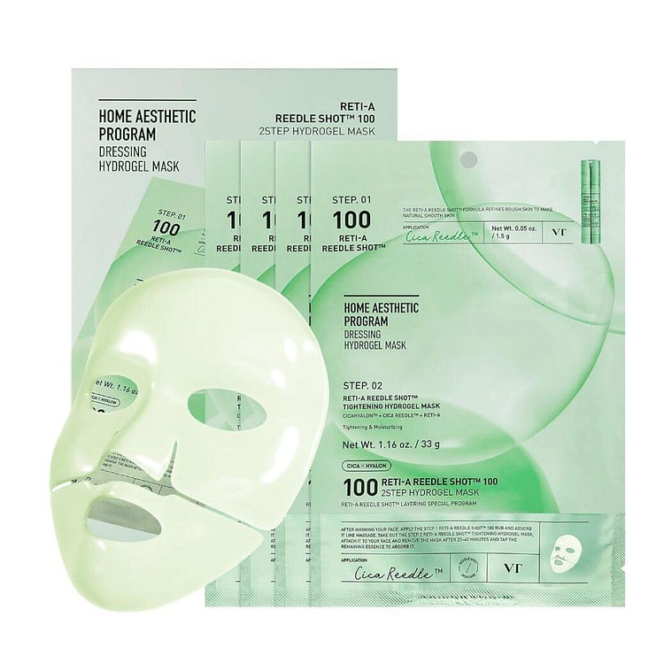 VT微针 Reti-A 100水凝胶面膜 -4 片 1 份
