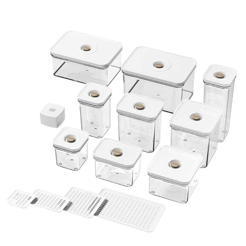 Roichen iVacuum 14 Airtight Vacuum Container Set 14 count