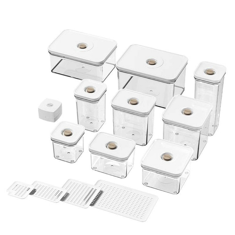 Roichen iVacuum 14 Airtight Vacuum Container Set 14 count